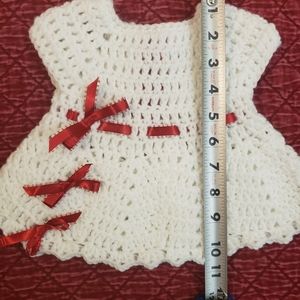 Crochet baby dress Set